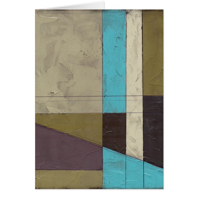 Minimale contemporay-schildering met diepe kleur (Voorkant)