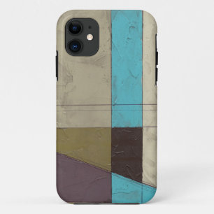Minimale contemporay-schildering met diepe kleur Case-Mate iPhone case
