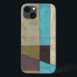 Minimale contemporay-schildering met diepe kleur iPhone 13 hoesje<br><div class="desc">Wat krijg je als je een minimalistische duif mengt met diepe,  rijke kleur? Je krijgt dit wonderlijk hedendaagse Jennifer Goldberger schilderij. Plum,  lichtblauw en grijs mengen samen om dit stuk tot leven te brengen. Koop vandaag nog je kopie!</div>