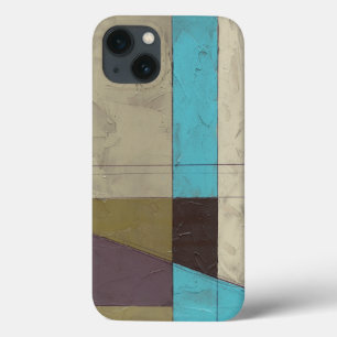 Minimale contemporay-schildering met diepe kleur Case-Mate iPhone case