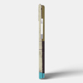 Minimale contemporay-schildering met diepe kleur Case-Mate iPhone case (Achterkant / Links)