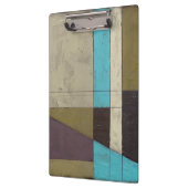 Minimale contemporay-schildering met diepe kleur klembord (Links)