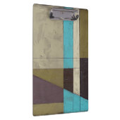 Minimale contemporay-schildering met diepe kleur klembord (Rechts)