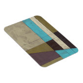 Minimale contemporay-schildering met diepe kleur magneet (Rechterzijde)