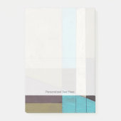Minimale contemporay-schildering met diepe kleur post-it® notes (Voorkant)