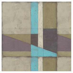 Minimale contemporay-schildering met diepe kleur stof