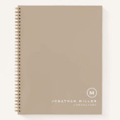 Minimale controlelijst voor klassieke monogram notitieboek (Voorkant)