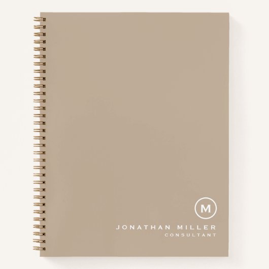 Minimale controlelijst voor klassieke monogram notitieboek (Voorkant)