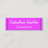 Minimale Cosmeticiaanse Visitekaartje (Voorkant)