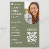 Minimale cosmetische tandarts Tandheelkundige sali Flyer (Voorkant)