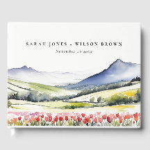 Minimale Country Spring Floral Landschap Trouwen i