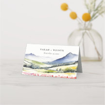 Minimale Country Spring Floral Landschap Trouwen i