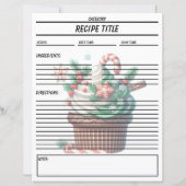 Minimale Cupcake Recept Boek Sjabloon (Achterkant)