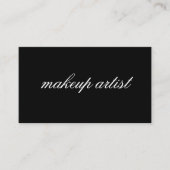 Minimale cursieve tekst visitekaartje (Voorkant)