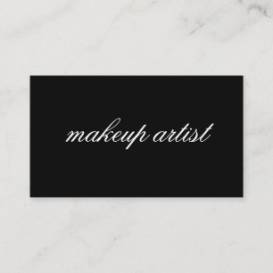 Minimale cursieve tekst visitekaartje