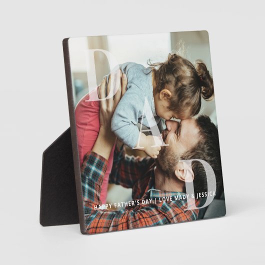 Minimale DAD-bedekking Vaderdag Photo Keepomwille Fotoplaat (Voorkant)