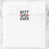 Minimale Dad Sticker | beste papa ooit (Tas)
