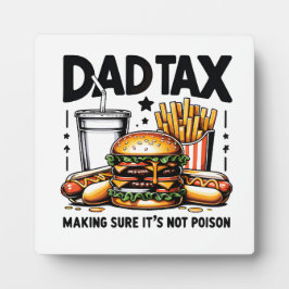 Minimale Dad Tax Food Icon Art Fotoplaat