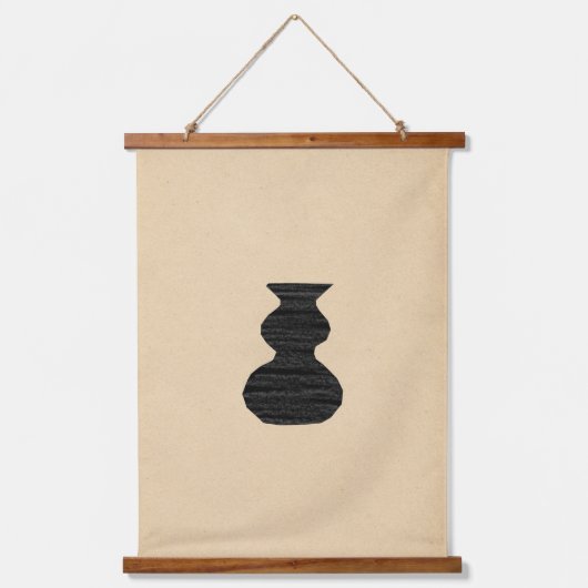 Minimale dampen hangend wandkleed (Voorkant)