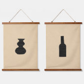 Minimale dampen hangend wandkleed (Dubbel)