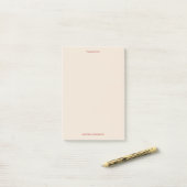 Minimale Dank Je Wel Post-it® Notes (Op bureau)