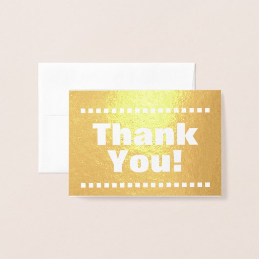 Minimale,  "Dank u!" Kaart (Voorkant met envelop)