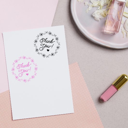 Minimale dank, ventilator rubberstempel