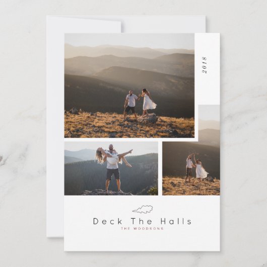 Minimale dek de hallen | Foto Collage Vakantie Kaart (Voorkant)