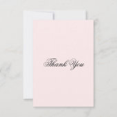 Minimale delicate begrafenisfoto dank u kaart (Achterkant)