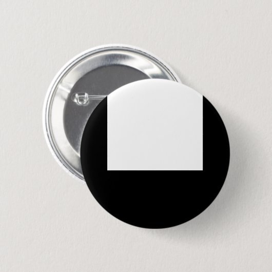 Minimale Design Black White Square Lijst R Button (Voorkant /achterkant)