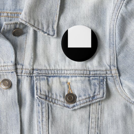 Minimale Design Black White Square Lijst R Button (In situ)