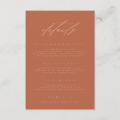 Minimale details voor racestralen met fijne tekenf informatiekaartje (Voorkant)