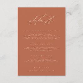 Minimale details voor racestralen met fijne tekenf informatiekaartje