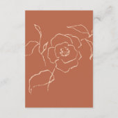 Minimale details voor racestralen met fijne tekenf informatiekaartje (Achterkant)