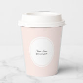 Minimale Deze Drink behoort tot de Partij van de N Papieren Bekers (Achterkant)