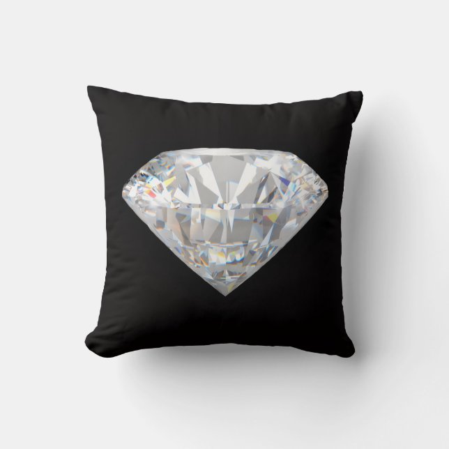 Minimale diamantsprankeling esthetisch kussen (Voorkant)