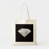 Minimale diamantsprankeling esthetisch tote bag (Voorkant)