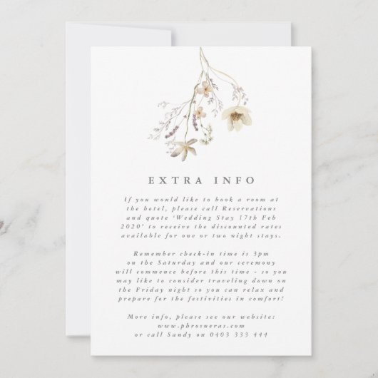 Minimale dichtheid gedroogd wilde paprika's bruilo kaart (Voorkant)