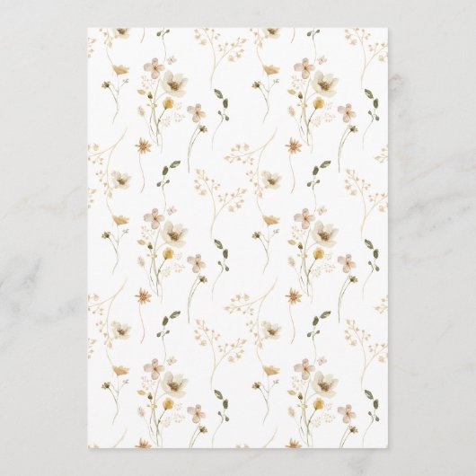 Minimale dichtheid gedroogd wilde paprika's bruilo kaart (Achterkant)