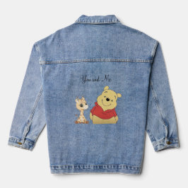 Minimale dierlijke denim jas jacket