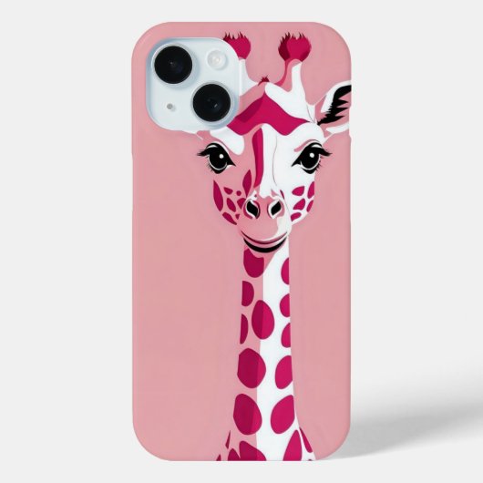 Minimale dierlijke kunst telefoonhoesje Case-Mate iPhone case (Achterkant)