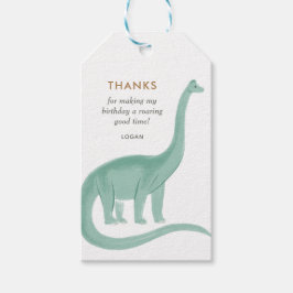 Minimale Dinosaur Birthday Party Dank u Cadeaulabel