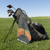 Minimale Discgolfmand Disc Handdoek (Groen)