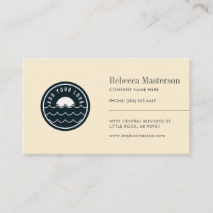 Minimale DIY Corporate Business Logo Visitekaartje