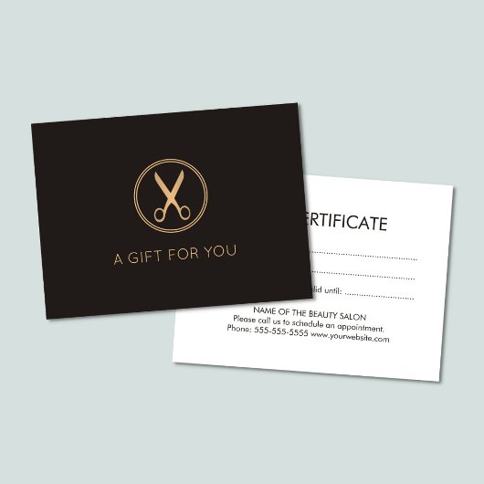 Minimale donkerbruine bruine waskaasschaar visitekaartjes