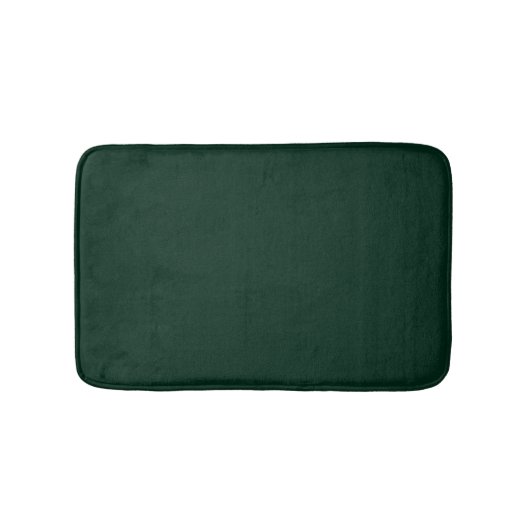 Minimale, donkerdengroene vaste elegant badmat (Voorkant)