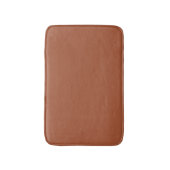 Minimale, donkere terracotta vaste, moderne chic badmat (Voorkant Verticaal)