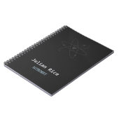 Minimale donkergrijs notitieboek (Linkerzijde)