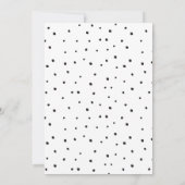 Minimale Doodle 40e Disco Ball Verjaardag Kaart (Achterkant)