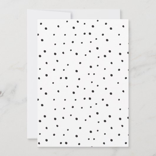 Minimale Doodle 40e Disco Ball Verjaardag Kaart (Achterkant)